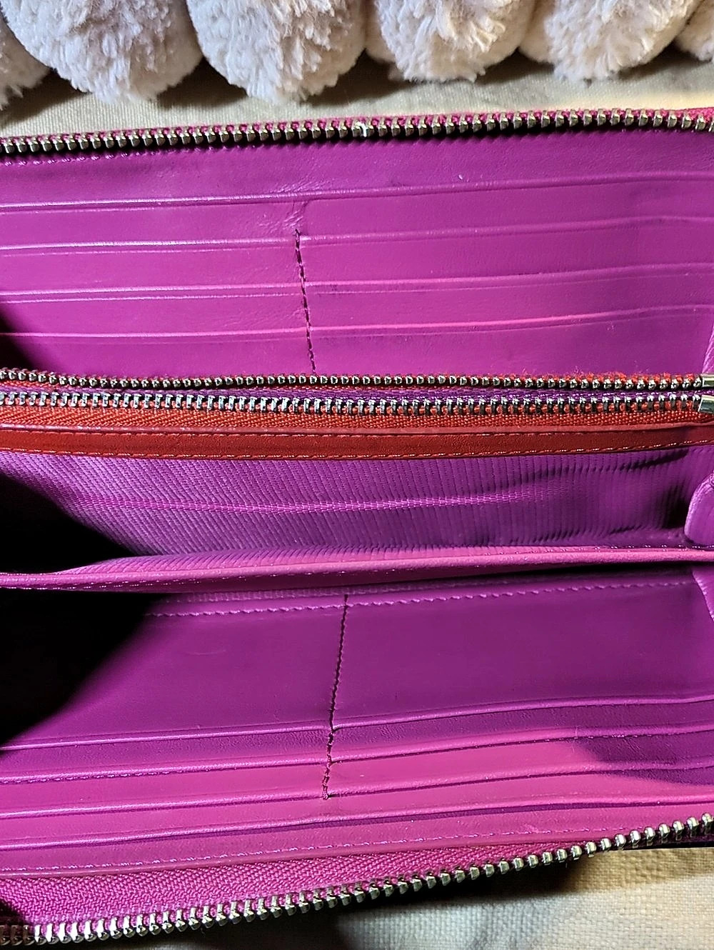 Coach Accordion Zip Wallet in Pink NOW ONLY $35 - Picture 5 of 12